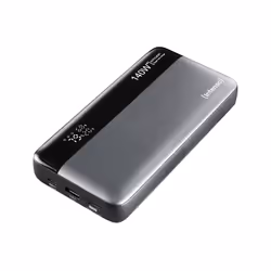 Intenso 7350060, 25000 mAh, Lithium-Ion (Li-Ion), Power Delivery, 140 W, Noir, Gris
