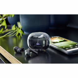 Intenso Buds Earphone Plus T310AE Black Écouteurs TWS Ecouteurs Appels/Musique/Sport/Au quotidien USB Type-C Bluetooth Noir - Vue supplémentaire 6