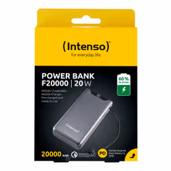 Intenso 7332054 banque d'alimentation électrique Lithium Polymère (LiPo) 20000 mAh Gris