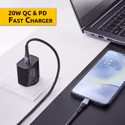Intenso Adaptateur secteur W20C, 20 W, port USB-C, noir - Vue supplémentaire 3