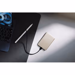 Intenso Batterie externe magnétique MW5000 5000 mAh – Compatible MagSafe, Charge sans fil 15W, USB-C PD 20W, Fine & Compacte – Testée en Allemagne – Champagne - Vue supplémentaire 2