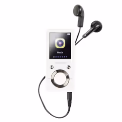 Intenso Lecteur MP3 Vidéo Scooter BT 64 Go – Bluetooth 5.0, écran LCD 1,8", USB-C, lecteur de carte microSD, autonomie de 18 h, lecteur de musique et de vidéo, blanc - Vue supplémentaire 4