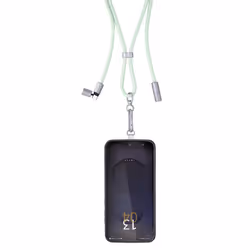 Intenso Lanière de Charge USB-C – Collier Câble pour Smartphone, Charge Rapide 60W, Longueur Réglable, 1,65 m Nylon, vert - Vue supplémentaire 2