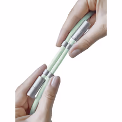 Intenso Lanière de Charge USB-C – Collier Câble pour Smartphone, Charge Rapide 60W, Longueur Réglable, 1,65 m Nylon, vert - Vue supplémentaire 7