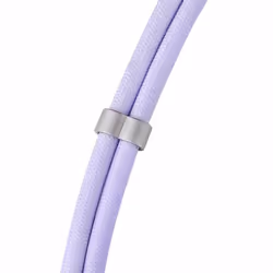 Intenso Lanière de Charge USB-C – Collier Câble pour Smartphone, Charge Rapide 60W, Longueur Réglable, 1,65 m Nylon, lila - Vue supplémentaire 6
