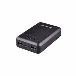 Intenso B10000 – Batterie externe 10 000 mAh, batterie portable, USB-C & 2× USB-A, indicateur LED, testée en Allemagne, noire - Vue supplémentaire 4