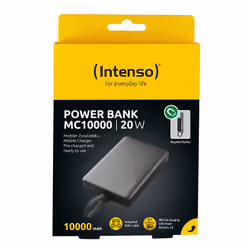 Intenso Powerbank MC10000 avec câble USB-C intégré et dos magnétique, 10 000 mAh, 20 watts - Vue supplémentaire 3