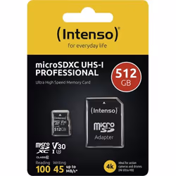 Intenso 3433493 mémoire flash 512 Go MicroSDXC UHS-I Classe 10 - Vue supplémentaire 3