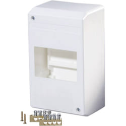 F-tronic - Armoire de distribution montage apparent (en saillie) KV04K 7260013 Nombre de divisions = 4 Nbr de rangées = 1