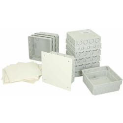 Kopp - F-Tronic Boîte de dérivation encastrable 150 x 150 mm, non monté