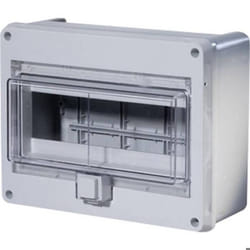 Armoire de distribution montage apparent (en saillie) F-Tronic KV10WDKE 7240052 Nombre de divisions = 10 Nbr de rangées