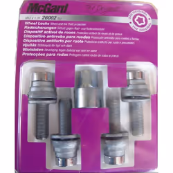 Les fameux antivols McGard arrivent sur ADNAuto ! Lot de 4 vis antivols 12 x 1.25 Longueur : 35.3mm Plat Clef 17 incluse