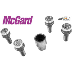 Mcgard - 4 vis - 12x125 - L24.1 - H19 - Conique - Chrome - Antivol de Roues - 27170SU