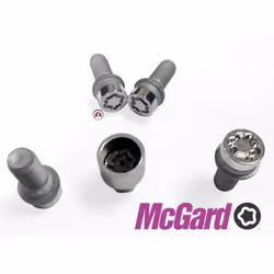 Mcgard - 4 vis Antivol de roue 28018SU 14x150 L26.7 H17 Spherique Chrome