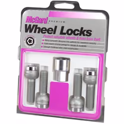 Les fameux antivols McGard vous permettent de protéger vos jantes des vols. Lot de 4 vis antivols 14 x 1.50 Longueur : 34mm S ...