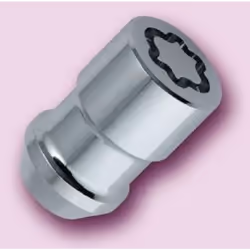 4 ecrous antivol Chrome MCGARD 12x1,5/ 60-/ 32,5mm/ Douille 19mm