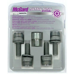 Mcgard - 4 vis 12x125 L235.3 H17 Plates - Antivol de Roues - tete pivotante - 26002SL