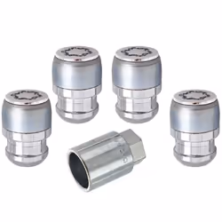 4 vis antivol Haute Secu Chrome MCGARD 14x1,5/ 60-/ 25mm/ Douille 17