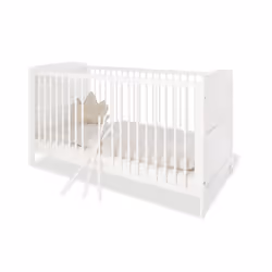 Pinolino Kinderträume Viktoria Lit bébé Pin Blanc