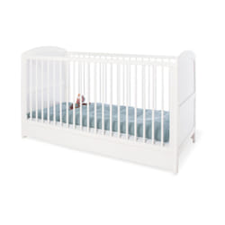 Pinolino Kinderträume Laura Lit bébé Pin Blanc