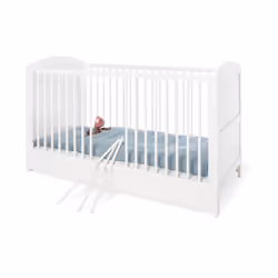 Pinolino Kinderträume Laura Lit bébé Pin Blanc