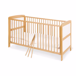 Pinolino Kinderträume Florian, Lit bébé, Garçon/Fille, Beige
