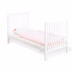 Pinolino Kinderträume Lenny, Lit bébé, Blanc