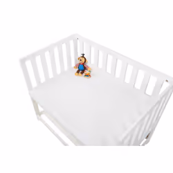 Pinolino Kinderträume 540004-0D, Feuilles de vérification équipés, Coton, Blanc, Monochromatique, 60 °C, 370 mm