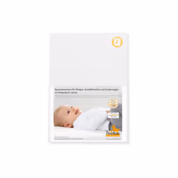Pinolino Kinderträume 540004-0D Taie d'oreiller Coton Blanc Feuilles de vérification équipés