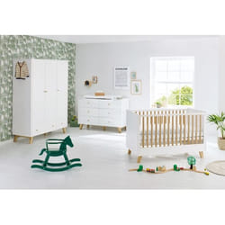 Pinolino Kinderträume 103420B Lit pour bébé Lit bébé Bois Blanc, Bois