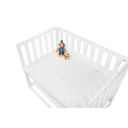 Pinolino Kinderträume 540024-2D Taie d'oreiller Coton Bleu, Blanc Feuilles de vérification équipés