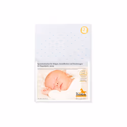 Pinolino Kinderträume 540024-2D Taie d'oreiller Coton Bleu, Blanc Feuilles de vérification équipés