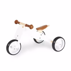 Pinolino Kinderträume 239424, 1,5 an(s), 3 roue(s), Bois, Blanc, Bois