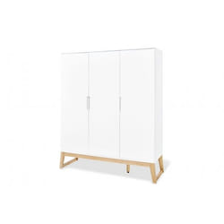 Pinolino Kinderträume Bridge 5 étagères 3 portes(s) Blanc Placard
