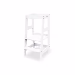 Pinolino Kinderträume Fino, Chaise haute en tissu, Siège rigide, Blanc, Monochromatique, 60 kg, Garçon/Fille