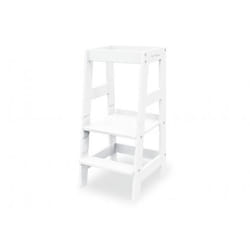 Pinolino Kinderträume Fino Chaise haute en tissu Siège rigide Blanc