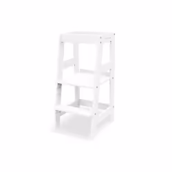 Pinolino Kinderträume Fino Chaise haute en tissu Siège rigide Blanc
