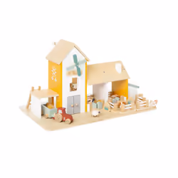 Pinolino Kinderträume 308424, Ferme, 3 an(s), Multicolore, Panneaux MDF, Bois