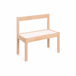 Pinolino Kinderträume 201632, Siège plat, Blanc, Hêtre, Naturel, Bois, Chambre d'enfant