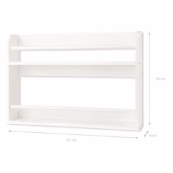 Pinolino Kinderträume Jori Tablette flottante Mural Panneaux MDF Blanc