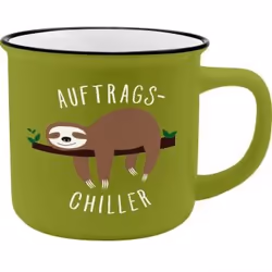 Sheepworld Auftrags-Chiller, Unique, 0,35 L, Noir, Marron, Gris, Blanc, Porcelaine à la cendre d'os, Universel, 1 personne(s)