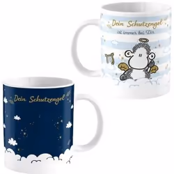 Sheepworld Dein Schutzengel ist immer bei Dir, Unique, 0,35 L, Multicolore, Porcelaine, Universel, 1 personne(s)