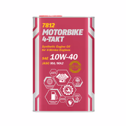 Mannol 4-Takt Motorbike 10W-40 7812, volumen 10L