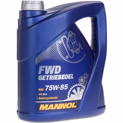 4 litres dhuile de transmission MANNOL FWD SAE 75W-85 / à transmission manuelle / API GL-4