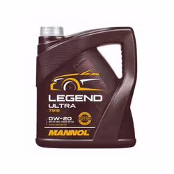 MANNOL 7918 Legend Ultra 0W-20 est une huile moteur à faible friction synthétique à économie d'énergie de la classe premium,  ...