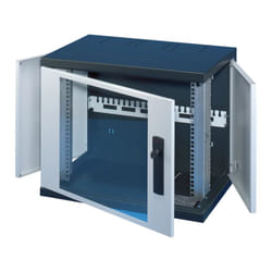 Schroff 10236-161 16U Rack monté sur le mur Bleu, Blanc