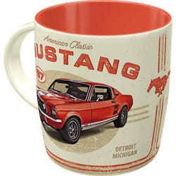 Tasse à café - FORD - Mustang 67 - Rouge - Adulte - Rond