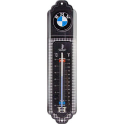 Nostalgic Art BMW Classic Thermomètre liquide Intérieure Noir, Bleu, Blanc