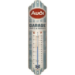 Nostalgic Art Audi Garage Thermomètre liquide Intérieure Multicolore