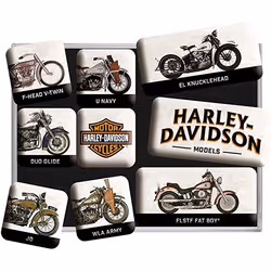 Nostalgic Art Harley Davidson, 5 mm, 9 pièce(s)